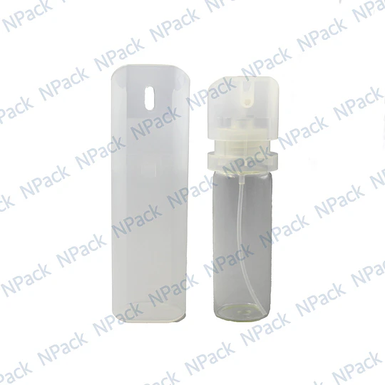 FRASCO PERFUMERO PLAST CUAD TRANSPARENTE 35ML - FRC1108