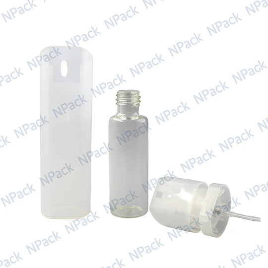 FRASCO PERFUMERO PLAST CUAD TRANSPARENTE 35ML - FRC1108