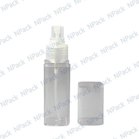 FRASCO PERFUMERO ACRILICO C/SPRAY TRANSPARENTE 50ML - FRC1114