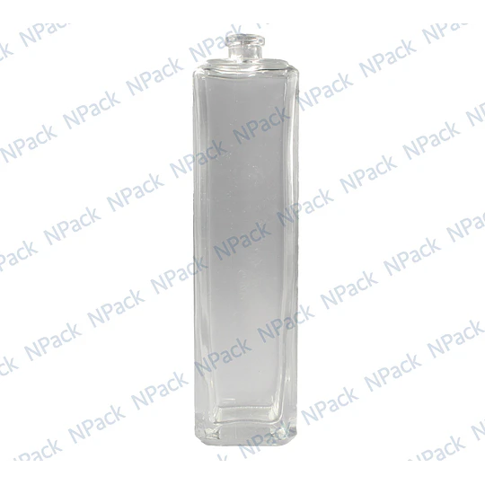BOTELLA VIDRIO CUADRADA GRIM 120ML TRANSPARENTE 15MM - BOV3008