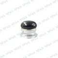 FRASCO ACRILICO 10ML TRANSPARENTE CAP/NEGRO - FRC1041