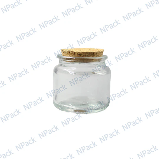 FRASCO TAPA CORCHO 90 ML COLOR TRANSPARENTE - FRC1255