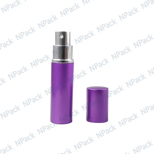 FRASCO PERFUMERO METALICO PURPURA 10ML - FRC1208