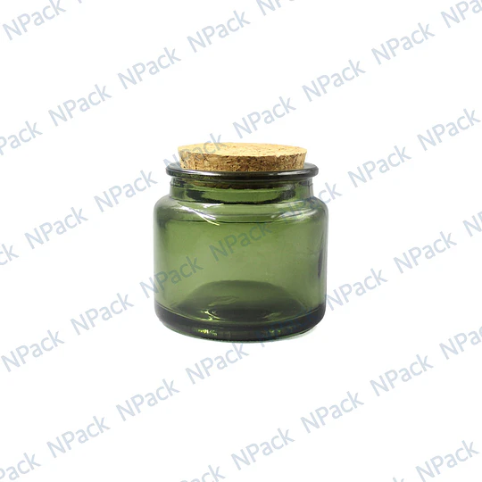 FRASCO TAPA CORCHO 90 ML COLOR VERDE - FRC1253