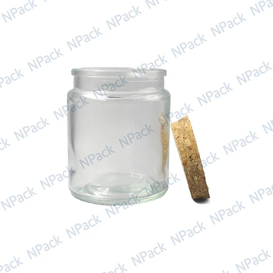 FRASCO TAPA CORCHO 200 ML COLOR TRANSPARENTE - FRC1258