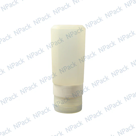 FRASCO SILICONA CUADR TRANSPARENTE 80ML - FRC1161