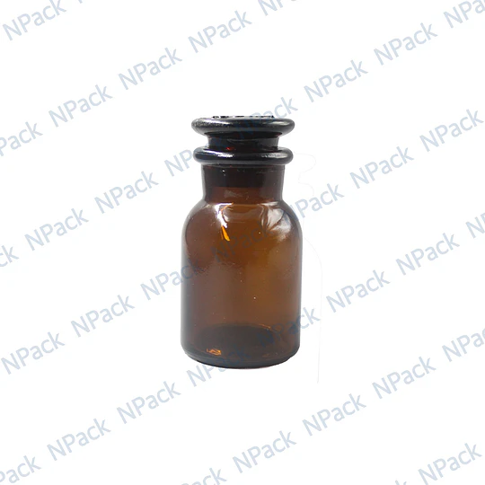 FRASCO TAPON VIDRIO CAFE 30ML - FRC1165
