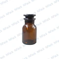 FRASCO TAPON VIDRIO CAFE 30ML - FRC1165