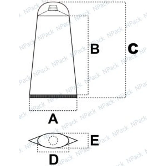 FRASCO SILICONA CUADR CEL 80ML - FRC1171