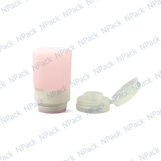 FRASCO SILICONA CUADR ROS 40ML - FRC1174