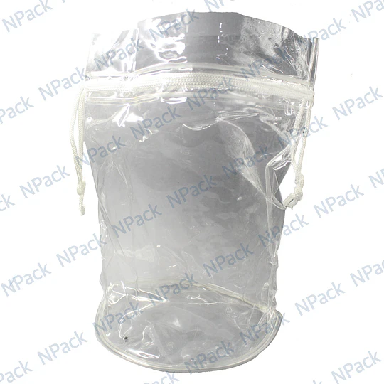 BOLSA PVC REDON/CORD 13X22 //0,12 TRANS - BOL0005