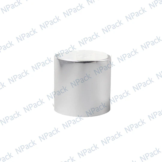 TAPA 28/410 PRESS PLATEADA LISA - TAP1100