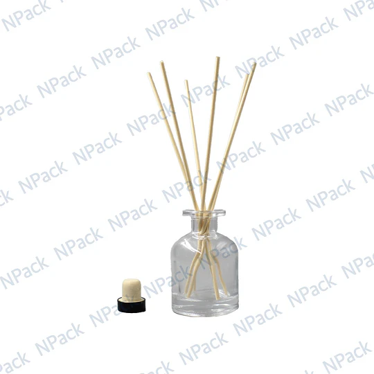 FRASCO MIKADO TRANS 100 ML 10 VARILLAS BEIGE - FRM0002