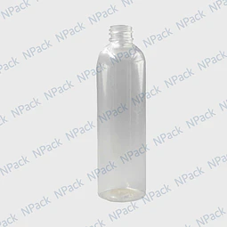 BOTELLA VIDRIO TUB 100ML TRANS BOV0017 C/VAL/TAP