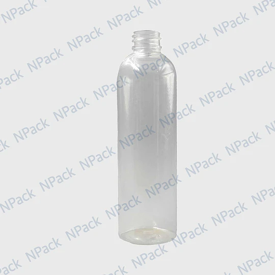 BOTELLA VIDRIO TUB 100ML TRANS BOV0017 C/VAL/TAP