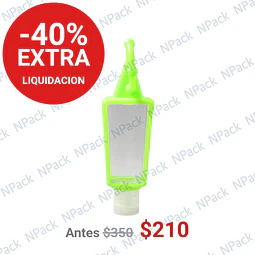 FRASCO PET C/GOMA VERDE 30 ML - FRC1151