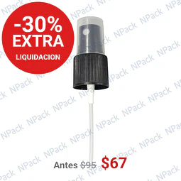 SPRAY BOTON 22/415 RIBETEADO NEGRO - SPR1010