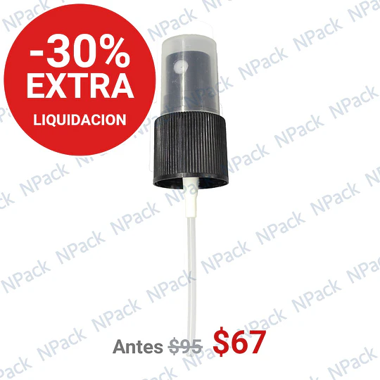 SPRAY BOTON 22/415 RIBETEADO NEGRO - SPR1010