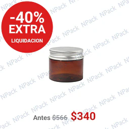 FRASCO PET CAFE TAPA ALUMINIO 50ML - FRC1218