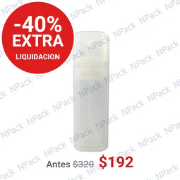 FRASCO PERFUMERO PLAST CUAD TRANSPARENTE 35ML - FRC1108