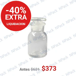 FRASCO TAPON VIDRIO TRANSPARENTE 30ML - FRC1163