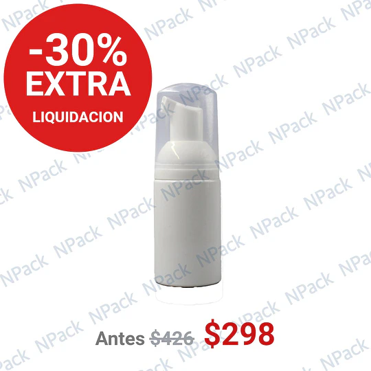 FRASCO ESPUMA 30ML BLANCO - FRC1262