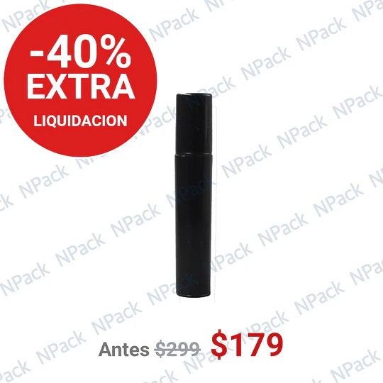 FRASCO PERFUMERO BOTELLA 3ML CON SPRAY NEGRO - FRC1268