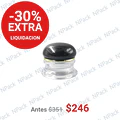 FRASCO ACRILICO 10ML TRANSPARENTE CAP/NEGRO - FRC1041