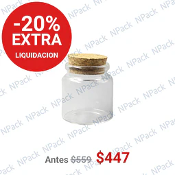 FRASCO TAPA CORCHO 50 ML - BOV0015