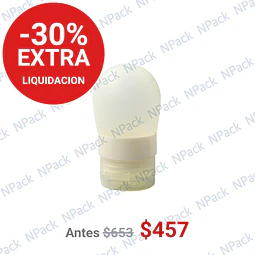 FRASCO SILICONA REDONDO TRANSPARENTE 40ML - FRC1160
