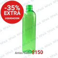 BOTELLA PET COL 120ML TUBULAR VERDE 20/410 - BOT0045