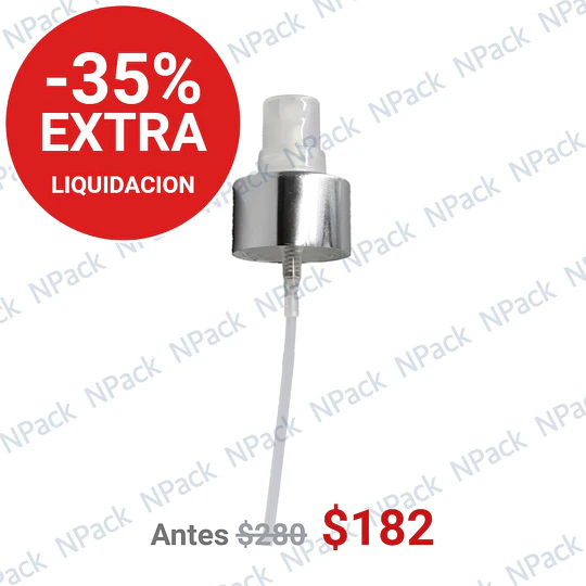 SPRAY COLL MET 28/410 PLATEADO - SPR1042