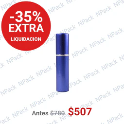 FRASCO PERFUMERO METALICO AZUL 5ML - FRC1082