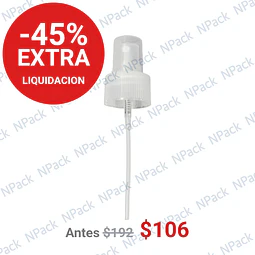 SPRAY BOTON 28/410 RIBETEADO TRANSPARENTE ARENTE - SPR1017