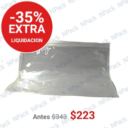 BOLSA PVC REC/ANILLO 17X21//0.15 TRANS - BOL0006
