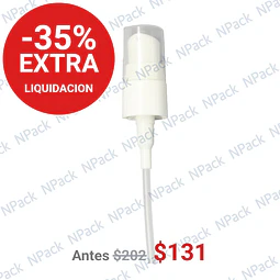 BOMBA CR02 C/TAPA 18/410 LISO BLANCO - BOM0026