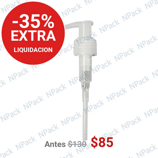 BOMBA 24/410 RIBETEADO TRANSPARENTE - BOM0028