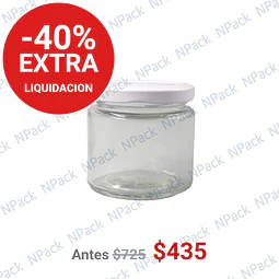 FRASCO VIDRIO CONS T/MET 150 ML T/BLAN - FRC1206