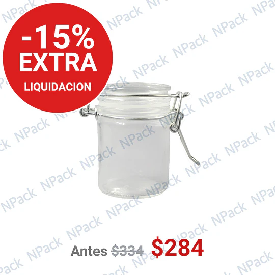 FRASCO VIDRIO TRANSPARENTE 50ML REDONDO - FRV0003