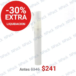 FRASCO PERFUMERO LAPIZ 8ML TRANSPARENTE - FLP1001