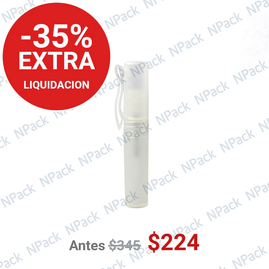 FRASCO PERFUMERO LAPIZ 6ML TRANS - FLP1003