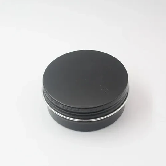10x Frasco Aluminio Negro 60ml Frc1233 Negro