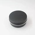 10x Frasco Aluminio Negro 60ml Frc1233 Negro