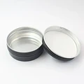 10x Frasco Aluminio Negro 60ml Frc1233 Negro