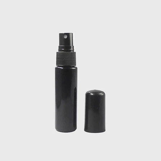 10x Frasco Spray Tapa 30ml Negro Frc1182