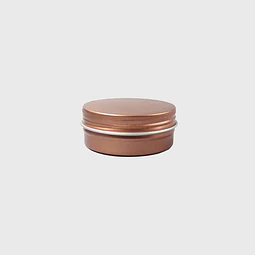 10x Frasco Aluminio C/tp Mod01 60ml Marron Frc1236