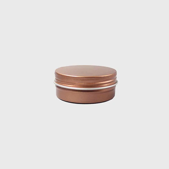 10x Frasco Aluminio C/tp Mod01 60ml Marron Frc1236