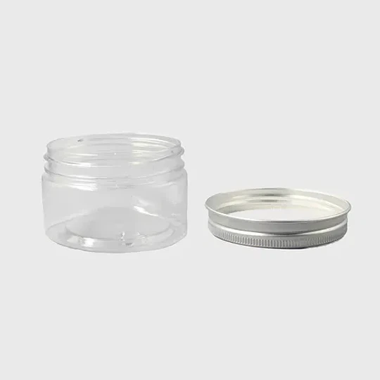10x Frasco Pet Trans Tapa Aluminio 100ml Frc1090