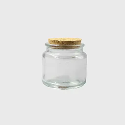 10x Frasco Tapa Corcho 90 Ml Color Trans Frc1255