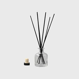 10x Frasco Mikado Trans 50 Ml 10 Varillas Negro - Frm0007